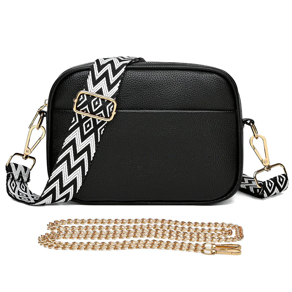 Zara | Refined Leather Shoulder Bag