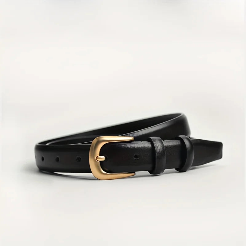 Elegant black belt for women
