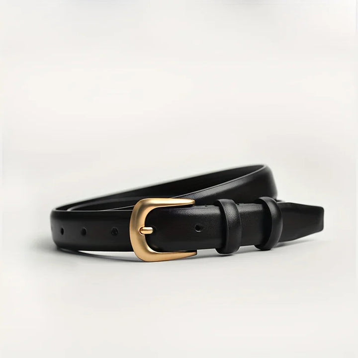 Elegant black belt for women