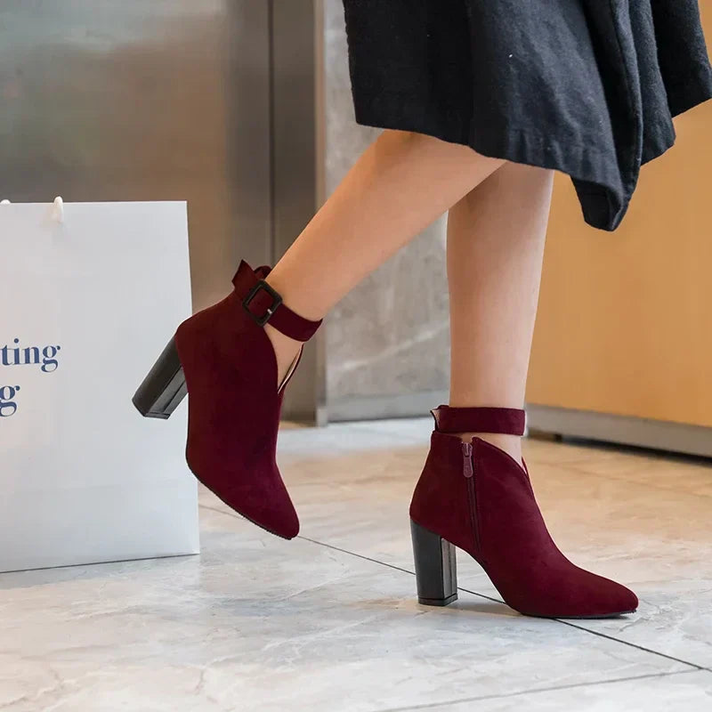 Ardena Buckle Ankle Boots