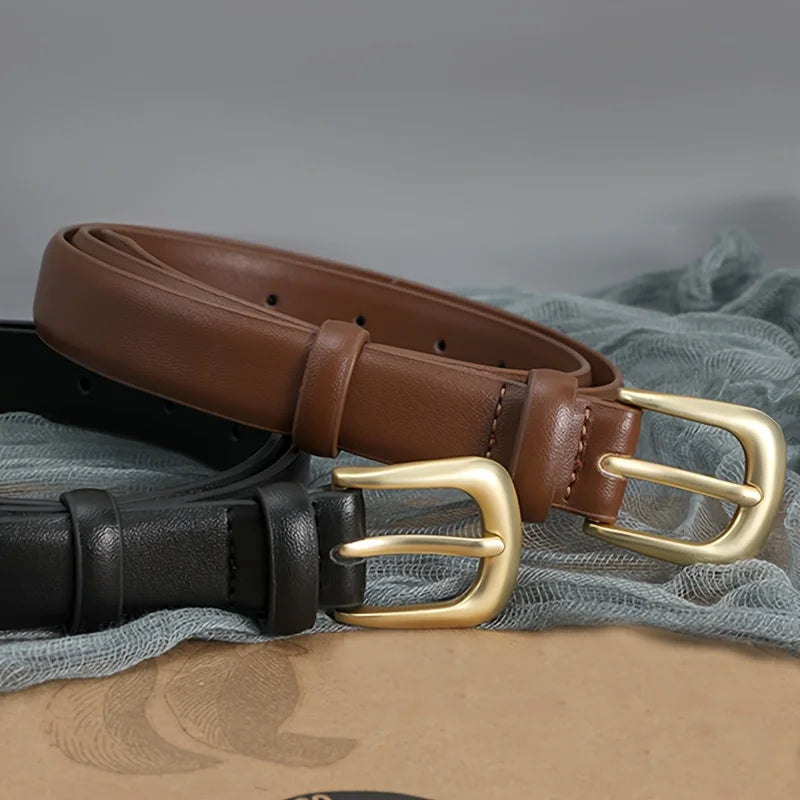 Elegant black belt for women