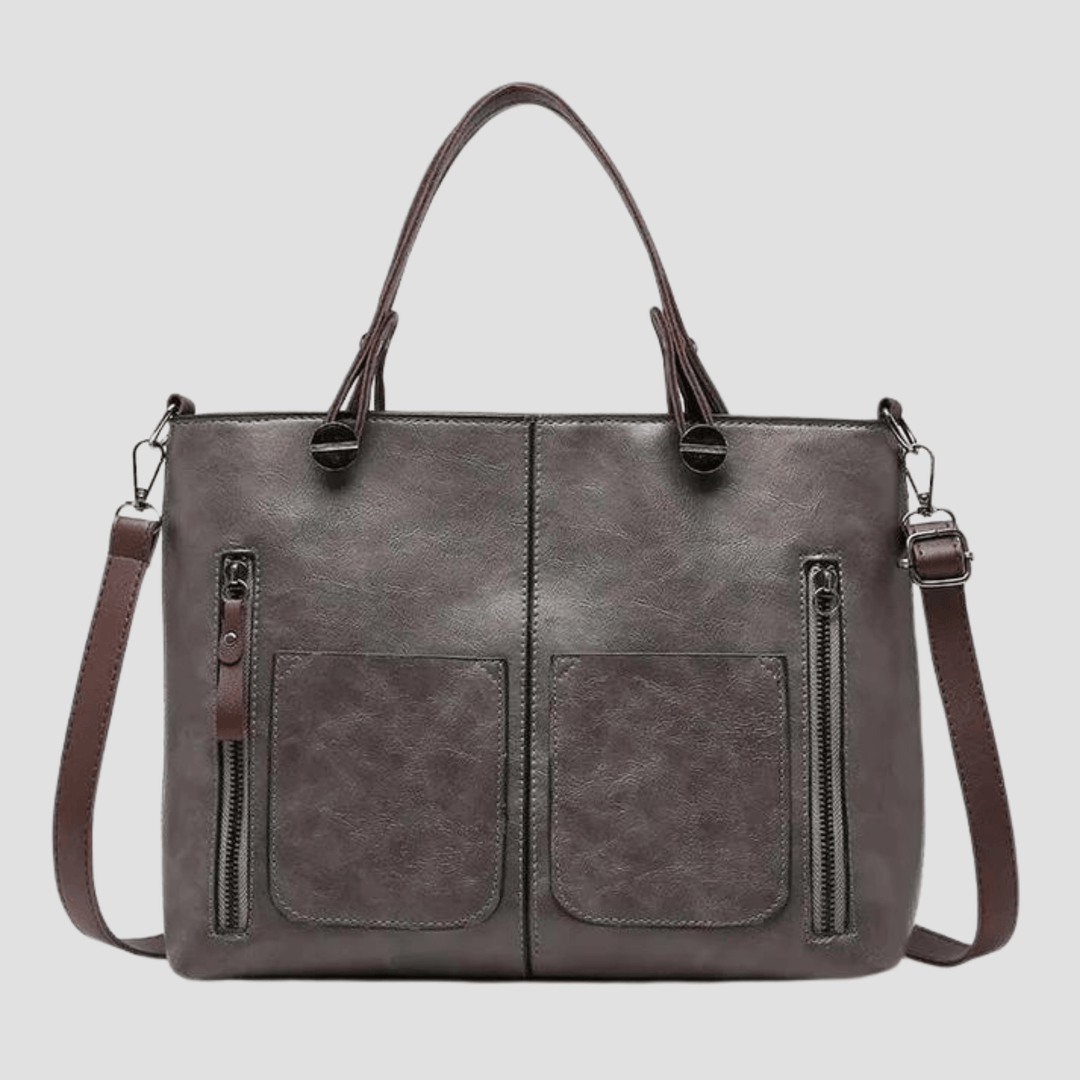 Chic Retro Leather Shoulder Bag