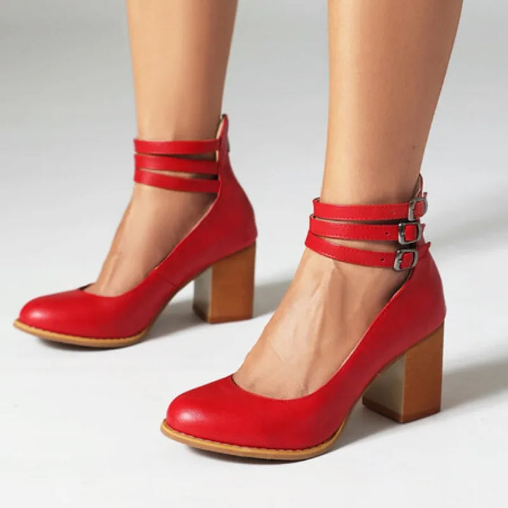 Aurelia Heels with Straps