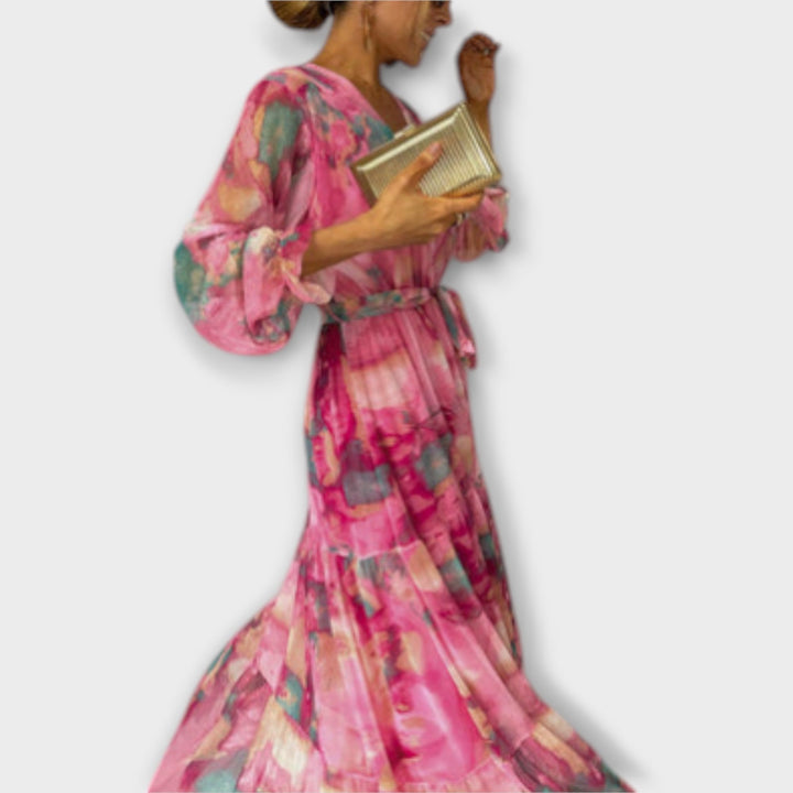 Evelyn - Maxi Dress Aquarelle Dream