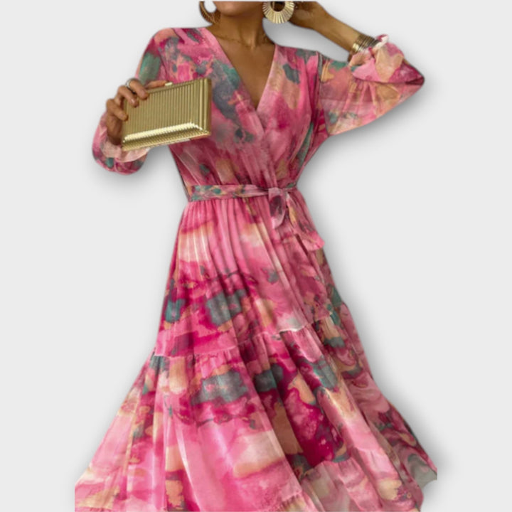 Evelyn - Maxi Dress Aquarelle Dream