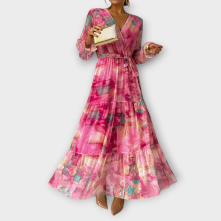 Evelyn - Maxi Dress Aquarelle Dream