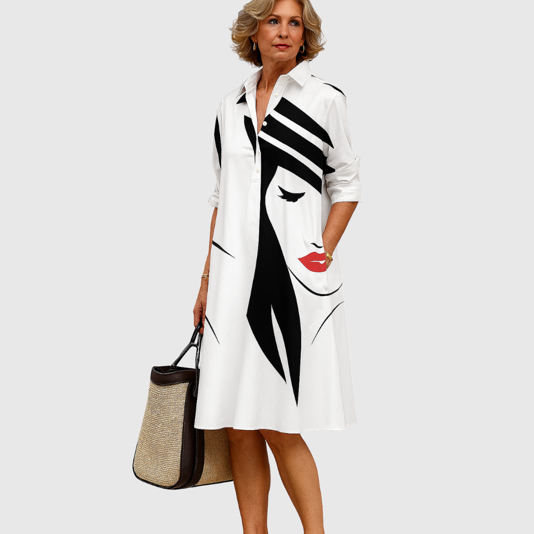 Cara | Sophisticated Midi Dress for Special Events
