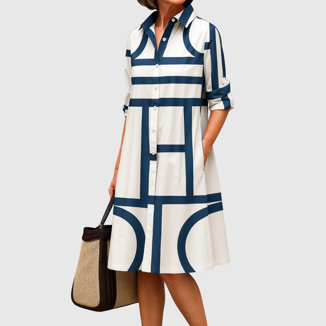 Jania | Elegant Midi Dress for Effortless Style