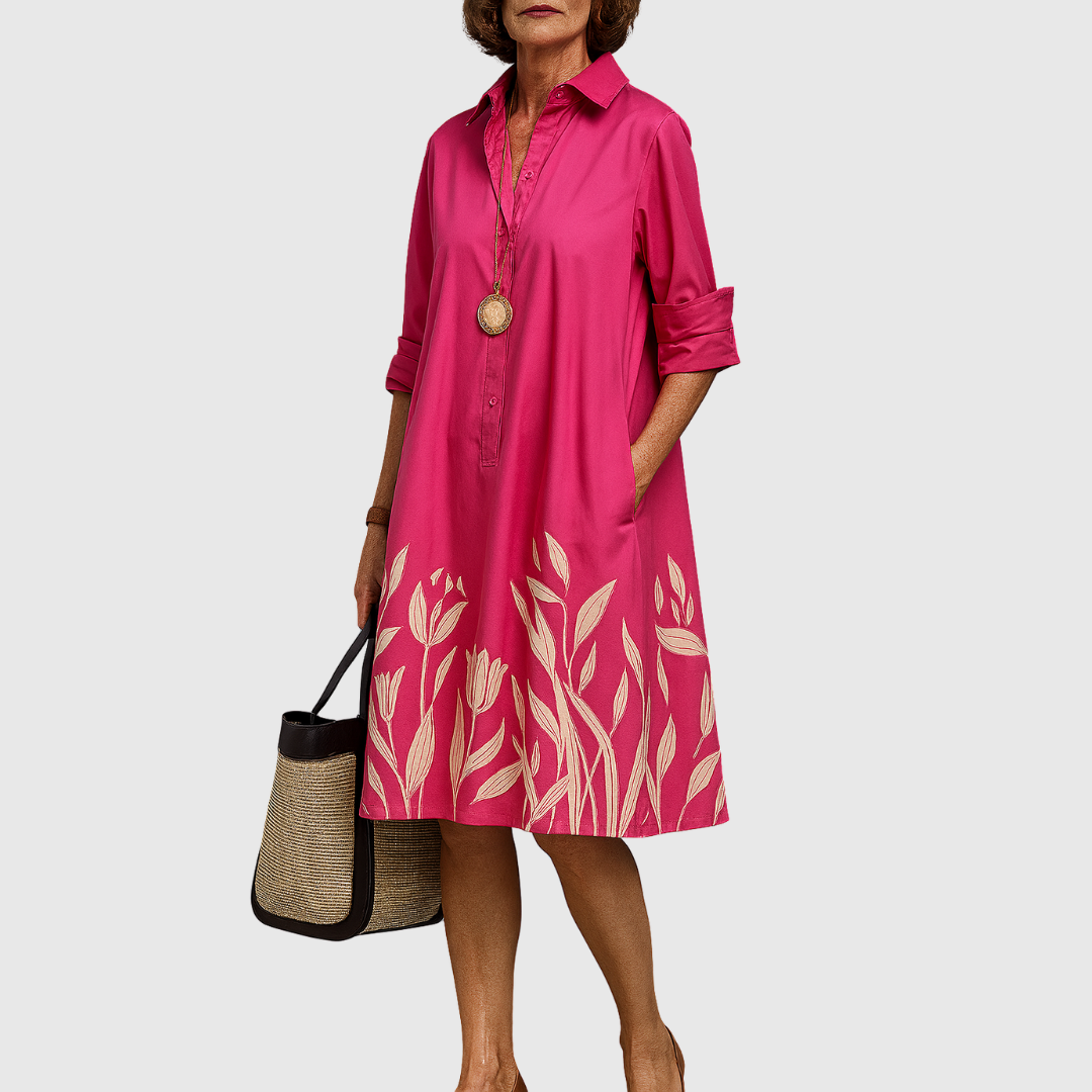 Jennifer | Luxurious Midi Dress for Effortless Elegance