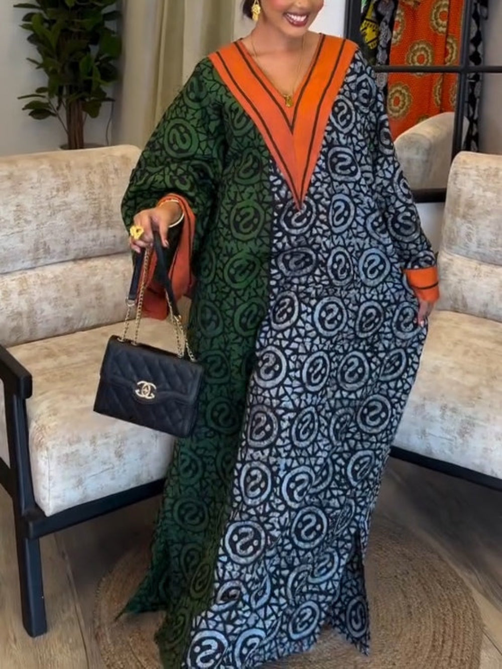 LIVARA™ | Chic Color Panel Dress
