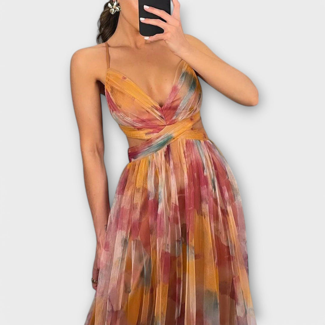 Annai Midi Dress Max - Elegant and Fitted to the Body