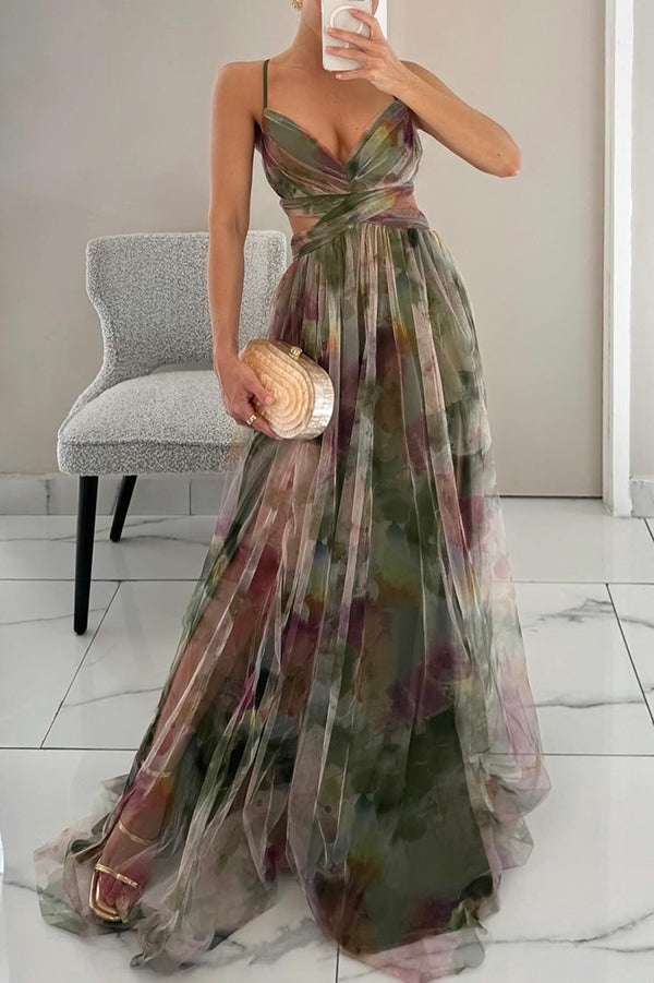 Esme – Flowing Patterned Dress