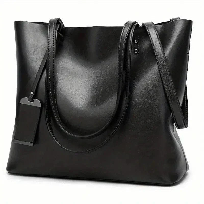 Chic and Multifunctional Leather Handbag