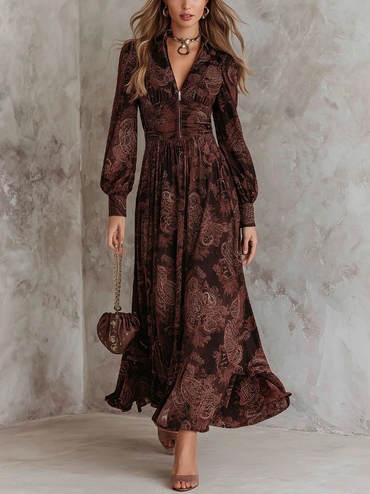 Waist Maxi Dress