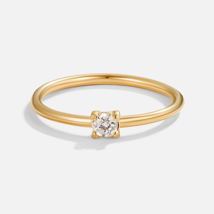 Gold Rings Featuring Birthstones