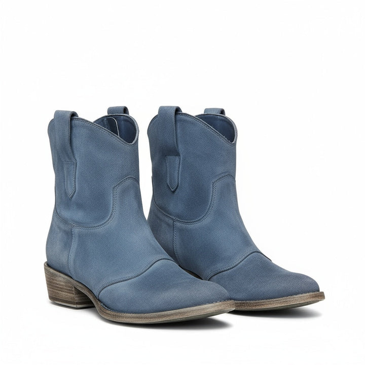 Vintage Cowboy Ankle Boots