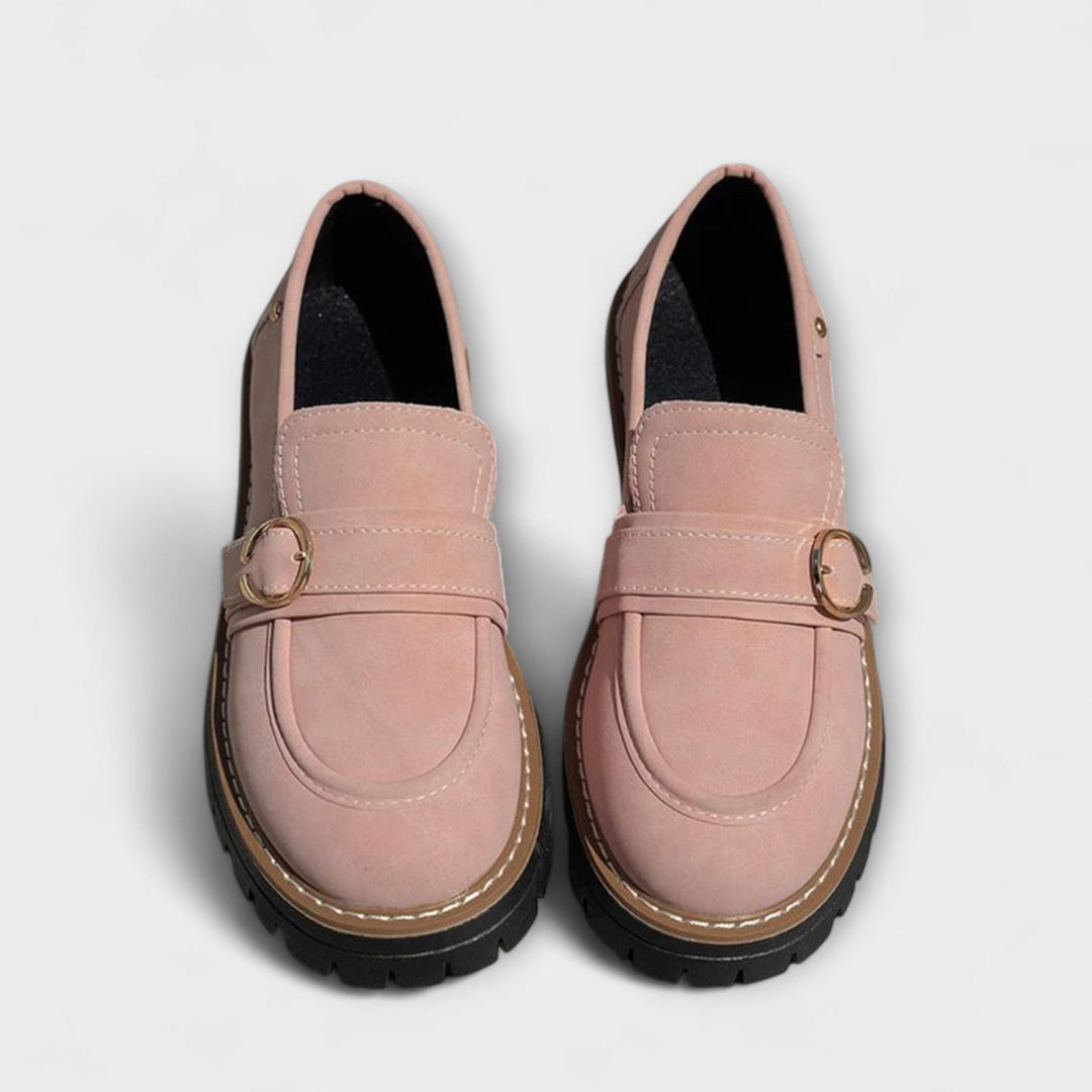 Lora – Casual loafers with a round toe