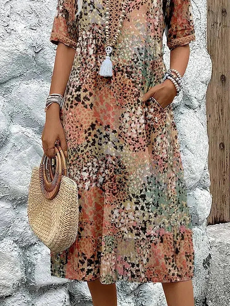 Vanessa | Boho Flattering Dress