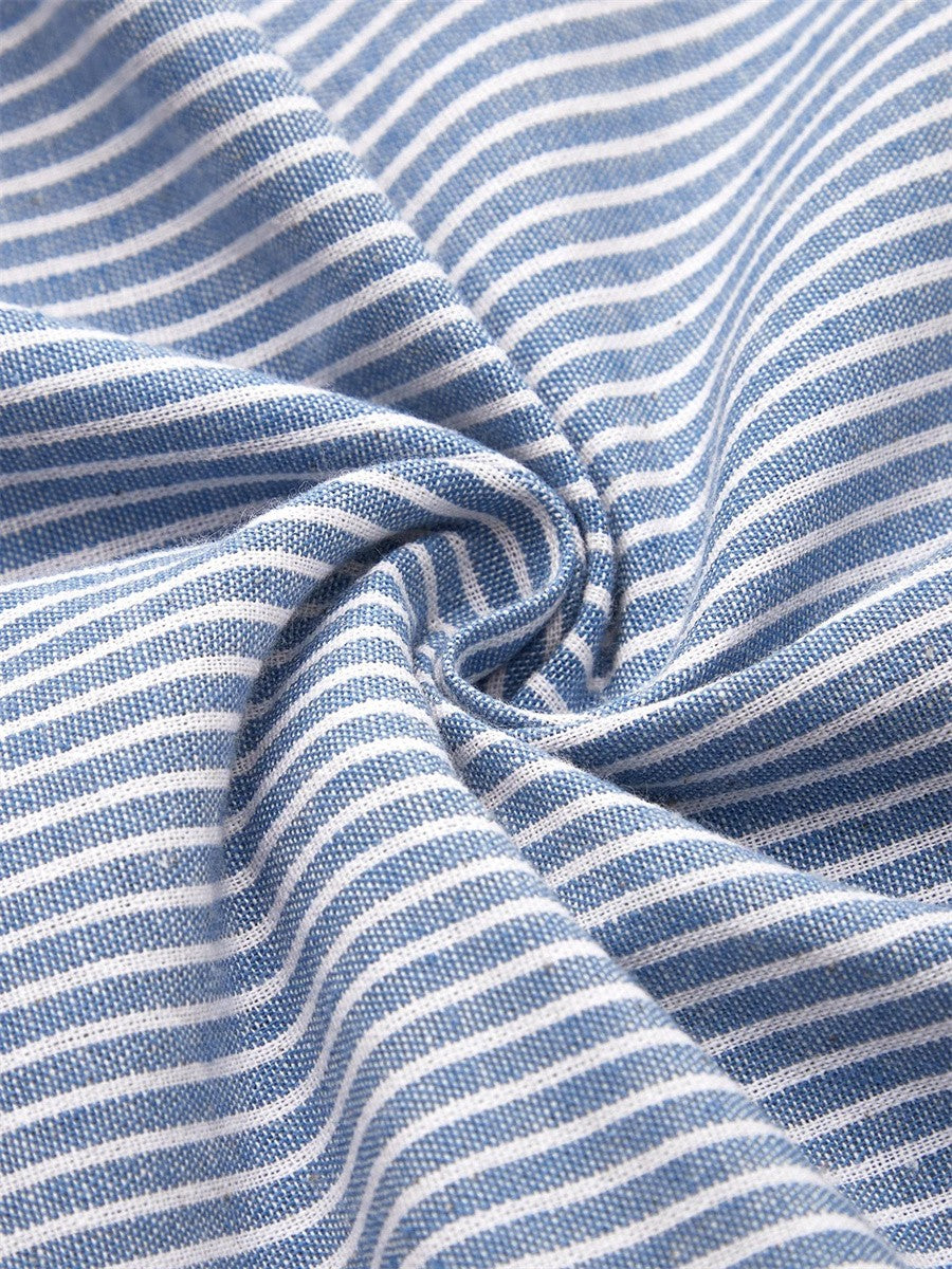 Brienne | Striped Midi Dress – Effortless Comfort, Confidence Every Day