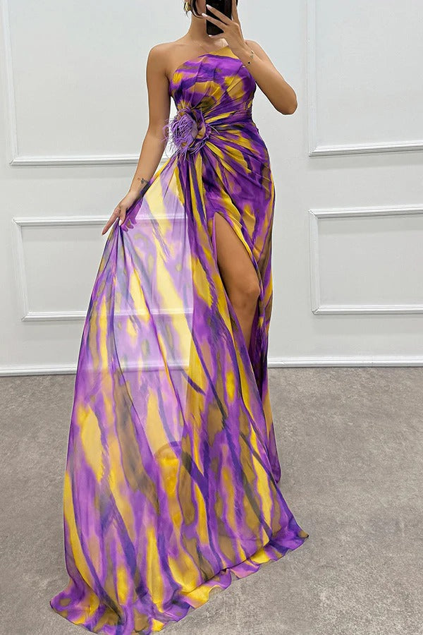 Cecelia | Dress with a Split Sleeve