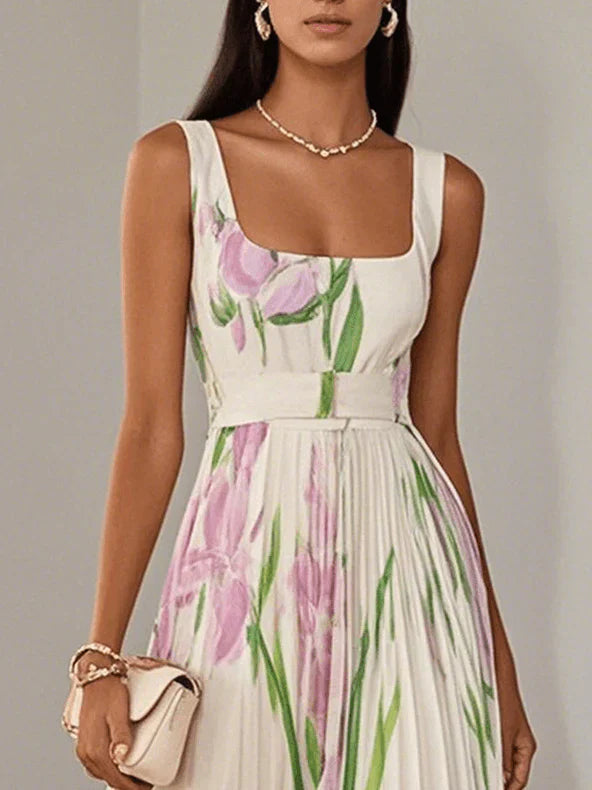 Isla | Elegant Floral Maxi Dress