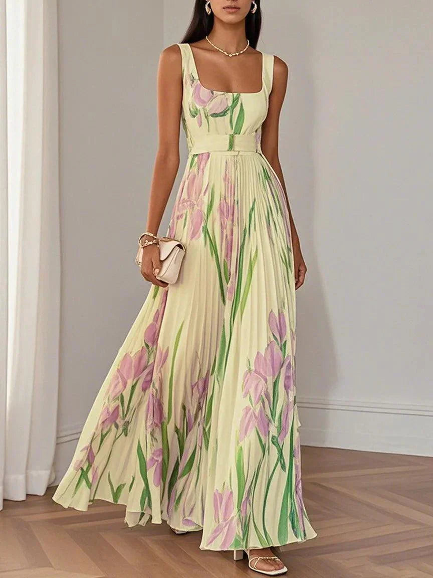 Isla | Elegant Floral Maxi Dress