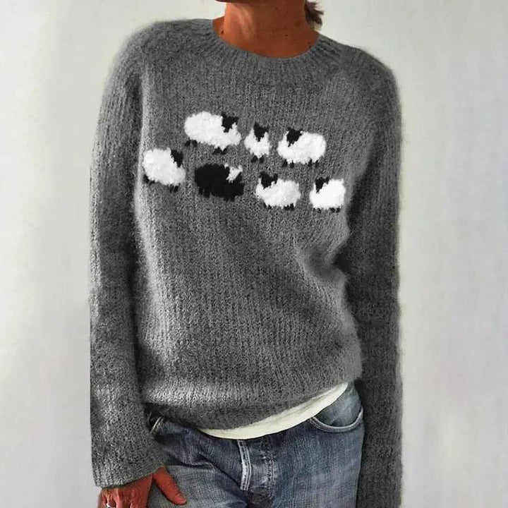 Lina™ - Comfortable cute sheep sweater