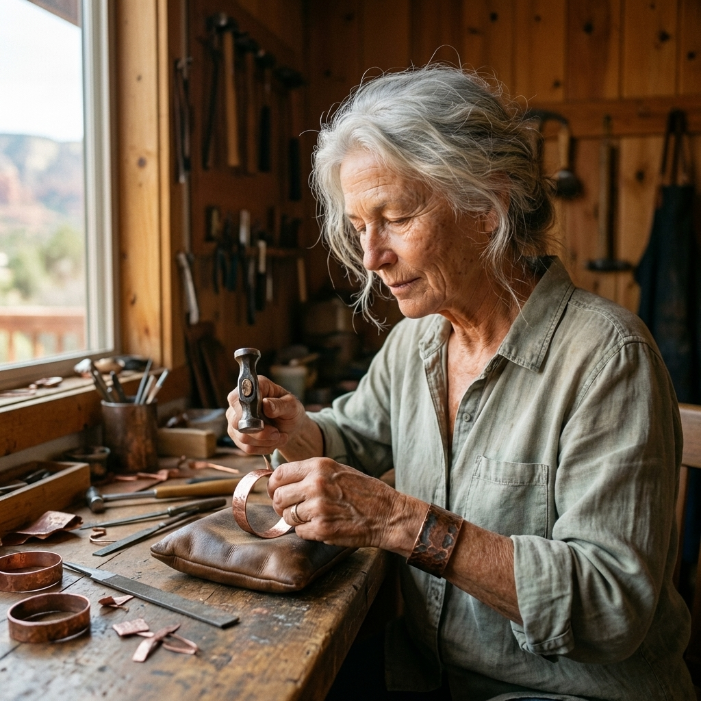 Vera's Root Copper Bracelet