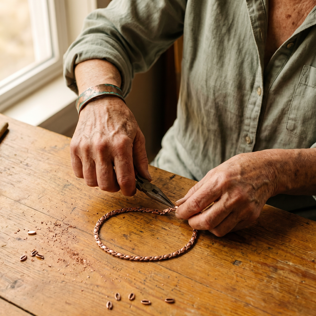 Vera's Wrap Copper Anklet