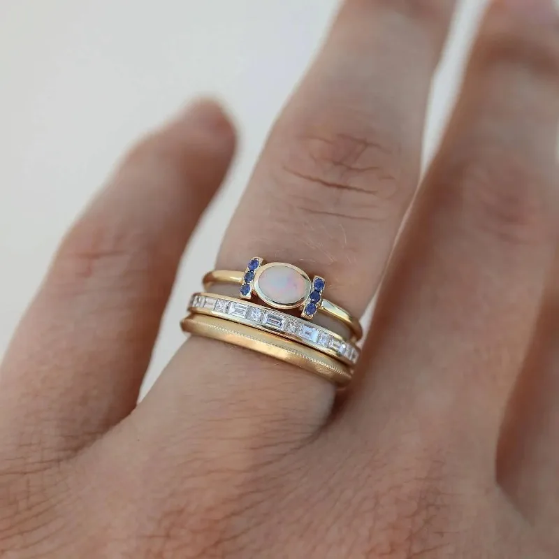 Oprah - Retro Goldopal Ring Collection