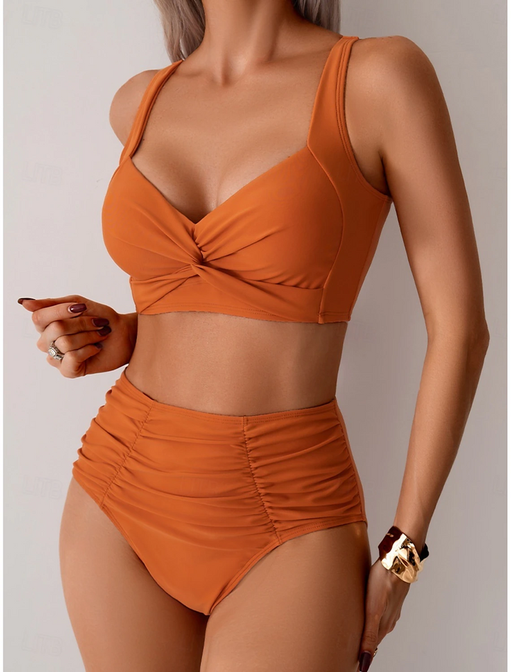 Shirley | Pleated Fabric Bikini