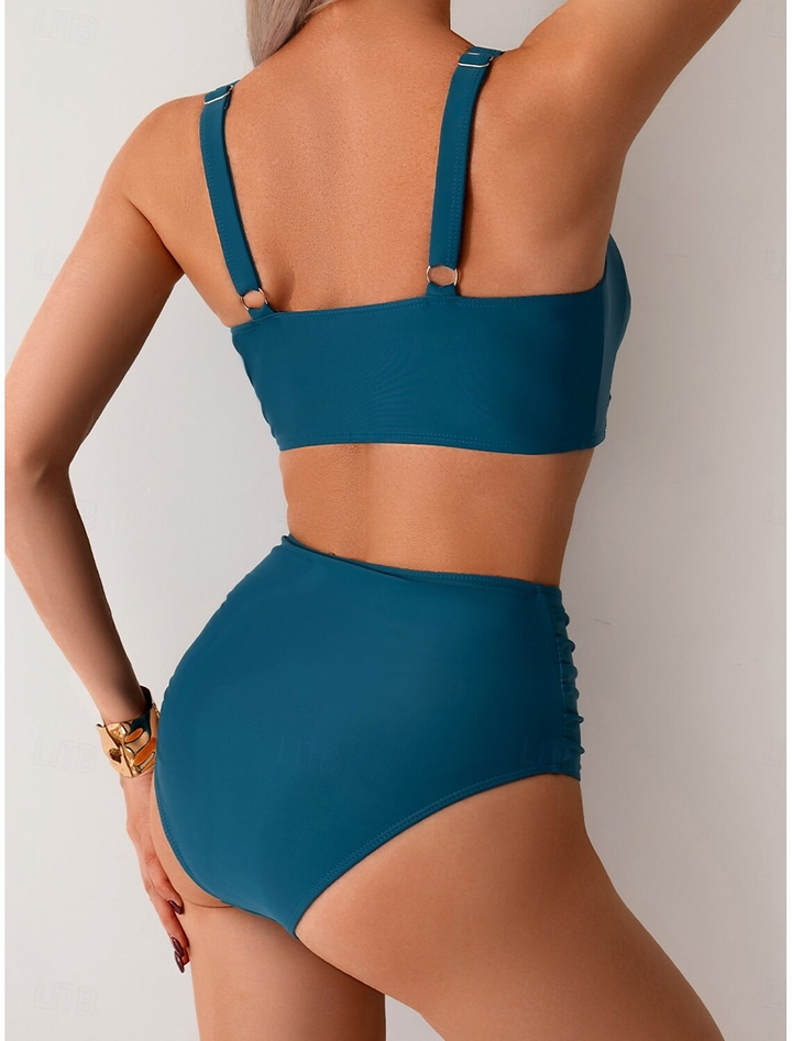 Shirley | Pleated Fabric Bikini