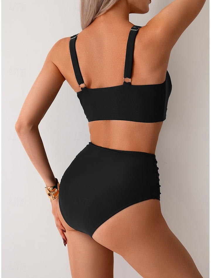 Shirley | Pleated Fabric Bikini