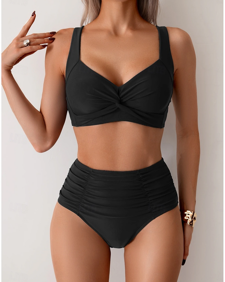 Shirley | Pleated Fabric Bikini