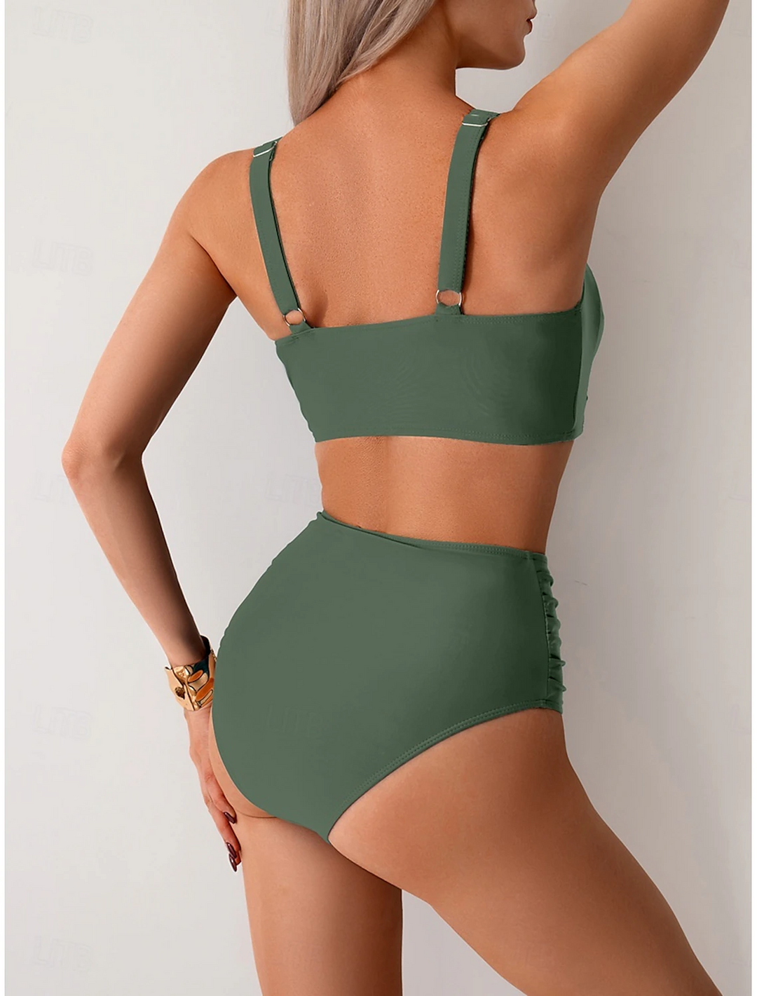 Shirley | Pleated Fabric Bikini