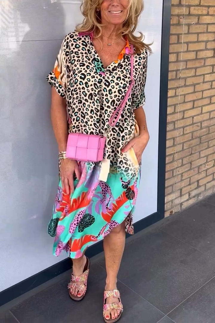Amanda | Relaxed Leopard Dress