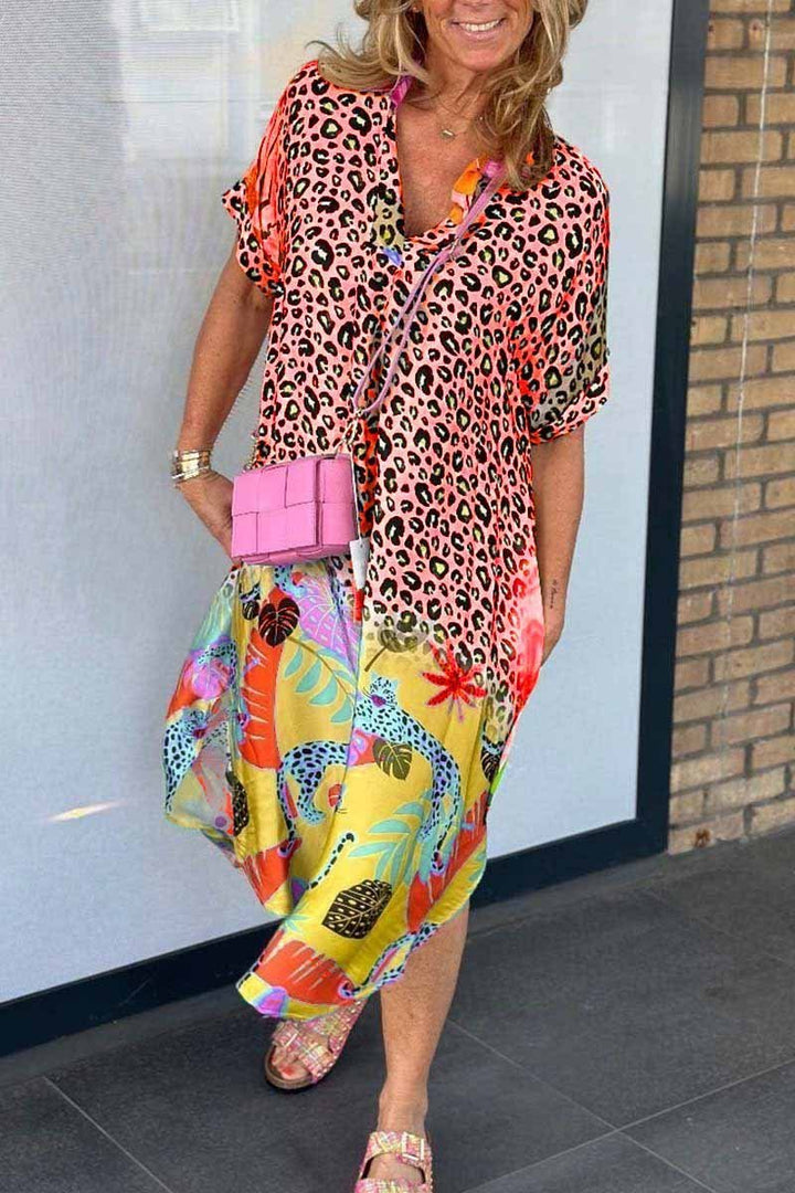 Amanda | Relaxed Leopard Dress