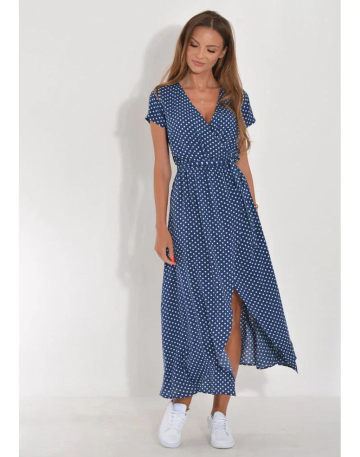 Suzanne - Elegant Dress with V-Neck