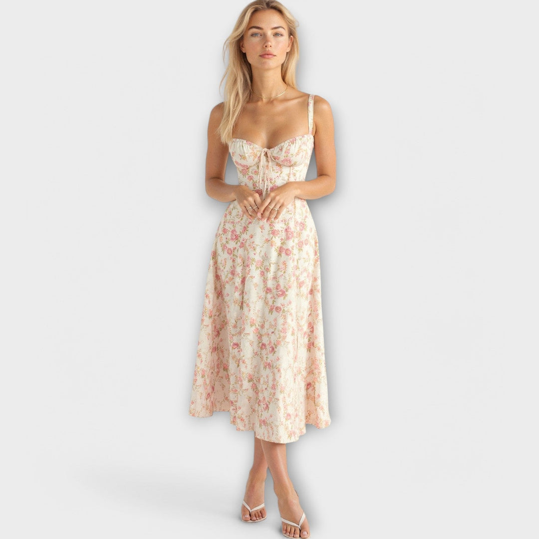 Kiana - Midi Dress with Corset