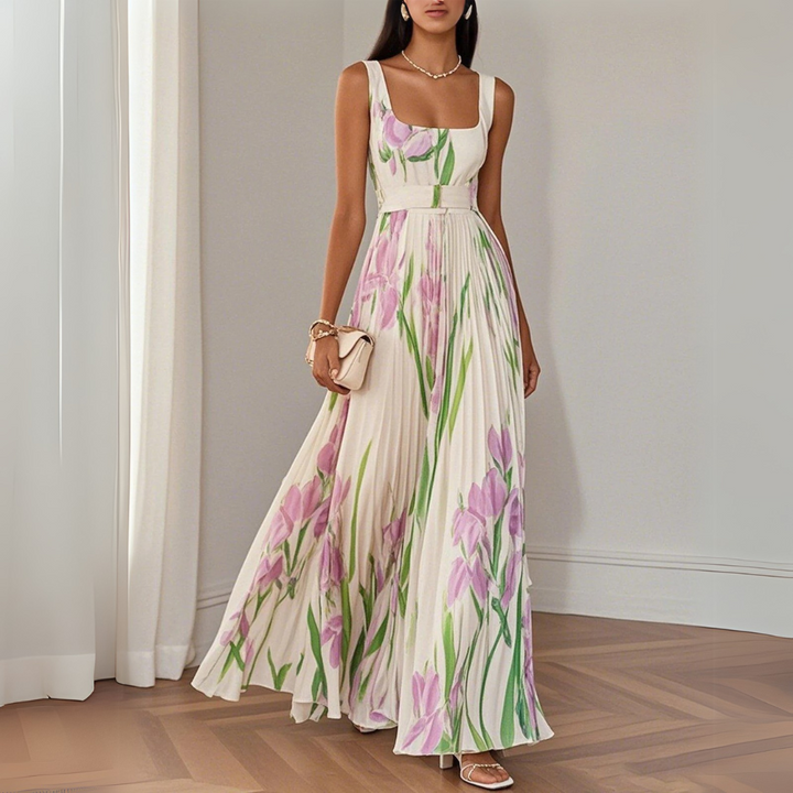 Isla | Elegant Floral Maxi Dress