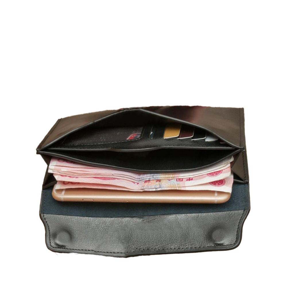 Classic Foldable Wallet with Magnetic Closure